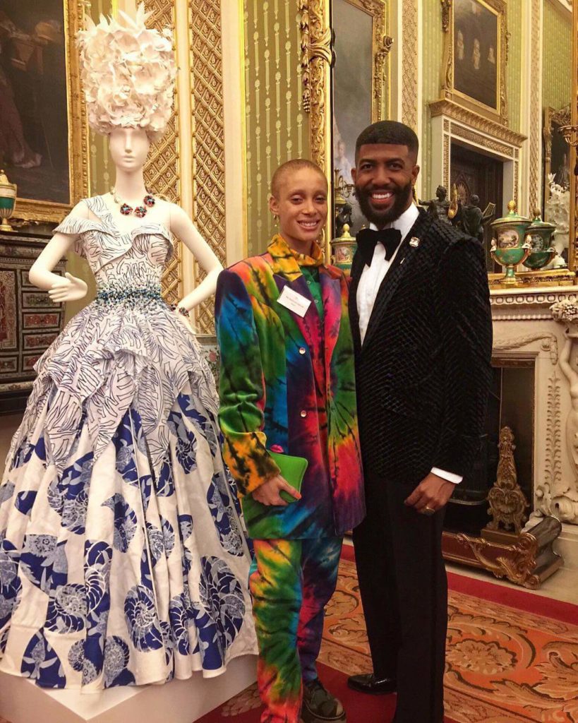Bahamian Fashion Designer Theodore Elyett displays work at Buckingham Palace and is featured in eLIFE 242 Entertainment Magazine