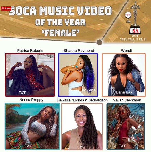International Soca Awards nominates Wendi
